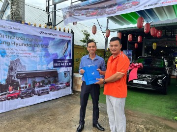 CẢM ƠN KHÁCH HÀNG THAM DỰ CT LÁI THỬ VÀ TRẢI NGHIỆM XE CÙNG HYUNDAI CÀ MAU