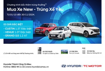 [ ĐANG DIỄN RA ] CHƯƠNG TRÌNH BÓC THĂM TRÚNG THƯỞNG LỚN "MUA XE NEW - TRÚNG XẾ YÊU"