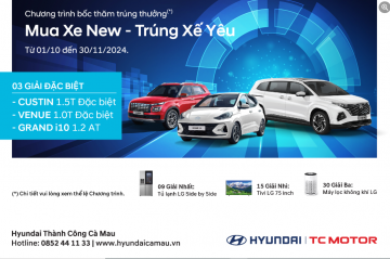 [ ĐANG DIỄN RA ] CHƯƠNG TRÌNH BÓC THĂM TRÚNG THƯỞNG LỚN "MUA XE NEW - TRÚNG XẾ YÊU"