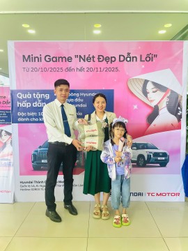 LỜI CẢM ƠN TỪ HYUNDAI THÀNH CÔNG CÀ MAU