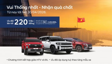 HYUNDAI THÀNH CÔNG CÀ MAU TRIỂN KHAI CHƯƠNG TRÌNH “VUI THỐNG NHẤT - NHẬN QUÀ CHẤT” - ƯU ĐÃI ĐẾN 220 TRIỆU ĐỒNG