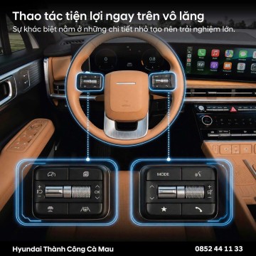 MỌI THAO TÁC TRONG TẦM TAY CÙNG HYUNDAI SANTA F