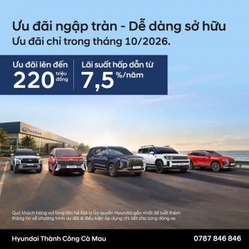 ƯU ĐÃI NGẬP TRÀN – DỄ DÀNG SỞ HỮU HYUNDAI