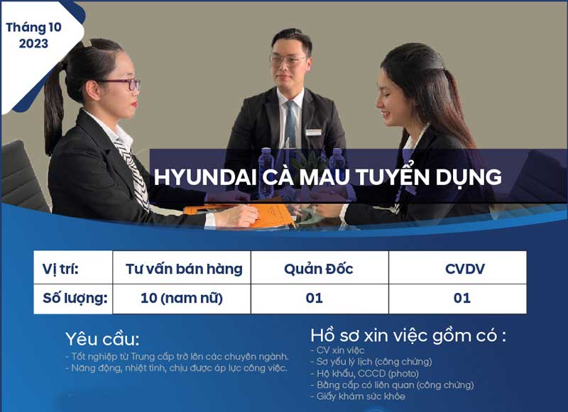 TUYỂN DỤNG THÁNG 10