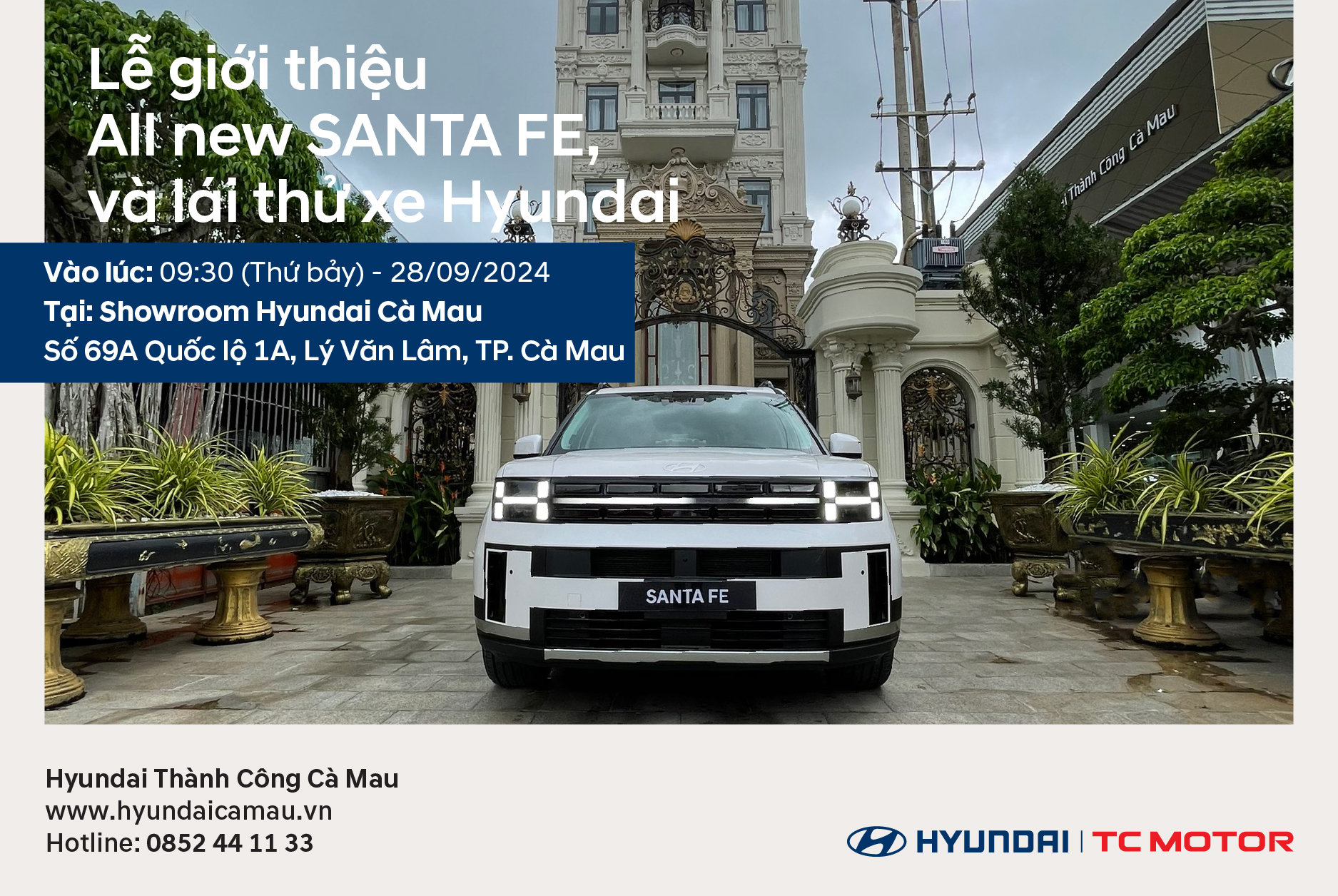 LỄ GIỚI THIỆU ALL NEW SANTA FE VÀ LÁI THỬ XE HYUNDAI