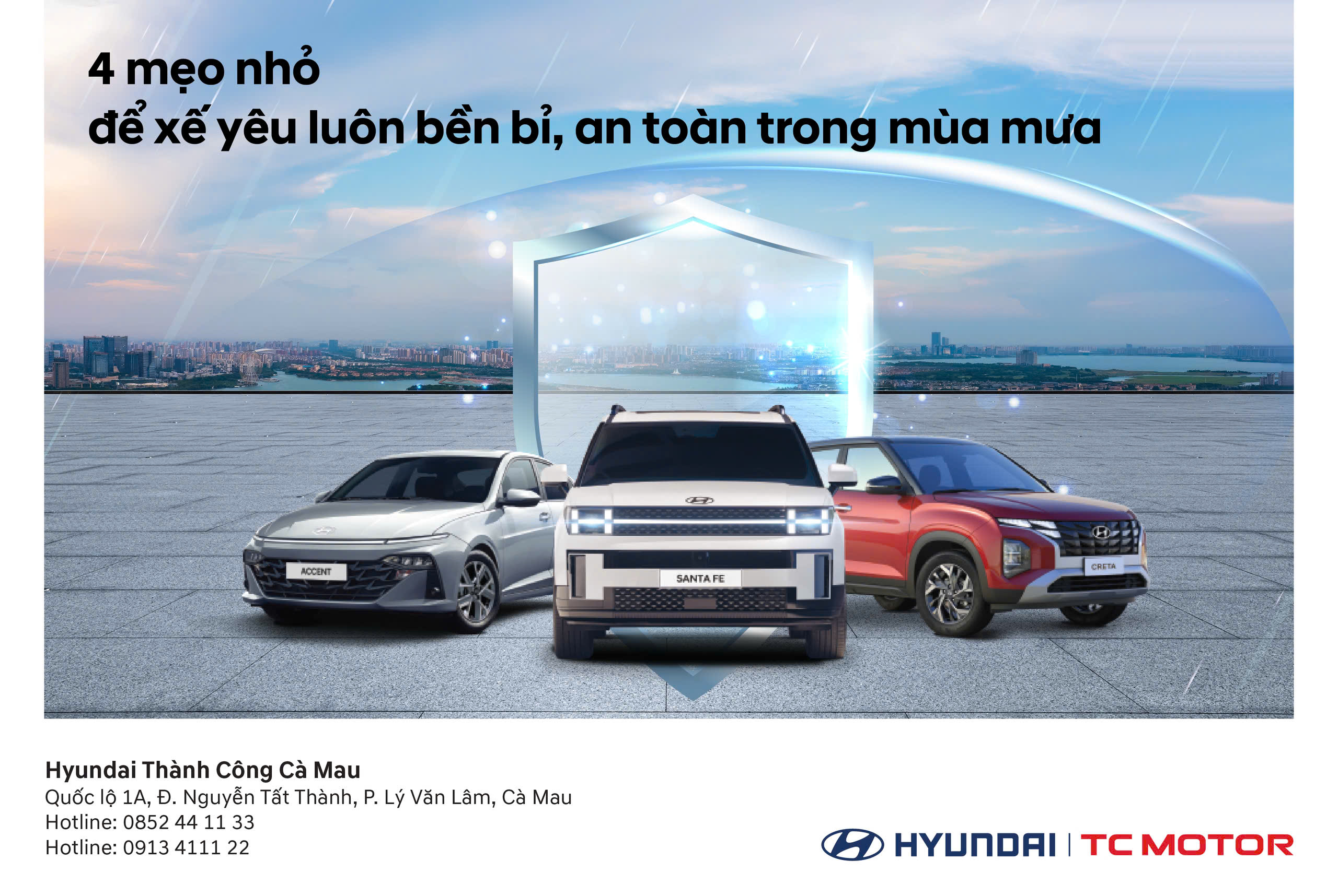 4 Mẹo Giúp Xế Yêu Luôn Bền Bỉ & An Toàn Trong Mùa Mưa