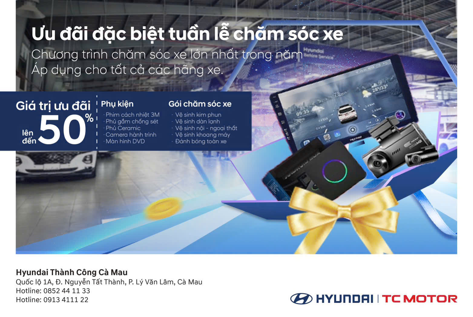 ƯU ĐÃI ĐẶC BIỆT - TUẦN LỄ CHĂM SÓC XE