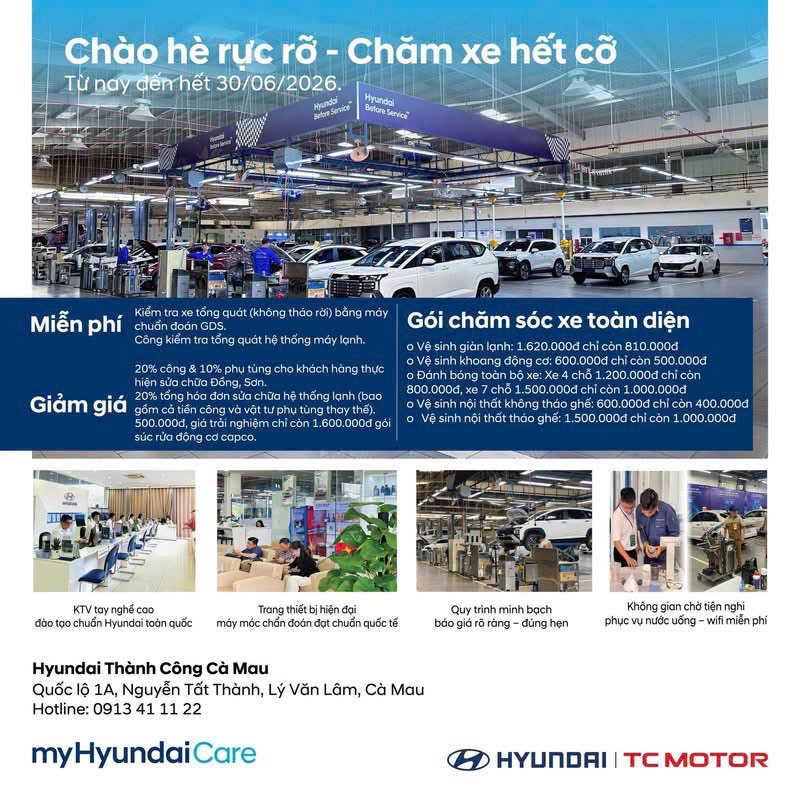 CHƯƠNG TRÌNH KHUYẾN MÃI THÁNG 6 ĐANG DẦN KHÉP LẠI – ĐỪNG BỎ LỠ CƠ HỘI CHĂM SÓC XE VỚI ƯU ĐÃI HẤP DẪN